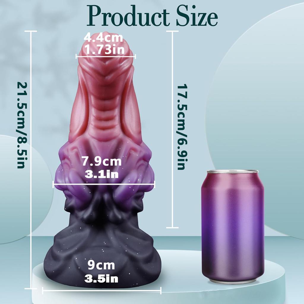 Alien Male Vibrator for Women Manual Silicone Anal Plug Adult Self-Stimulation Toy