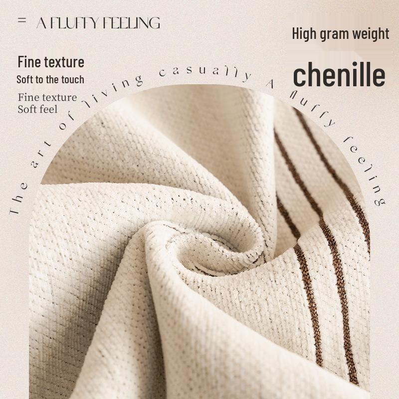 Luxurious Non-Slip Summer Chenille Sofa Cover - Dust-Resistant Full Wrap Pad