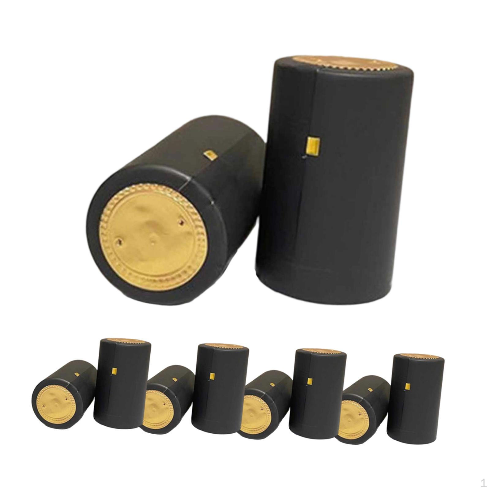 

100 Бутылка , Защитные рукава, Аксессуары для DIY, Термоусадочная пленка для рукоделия чёрный