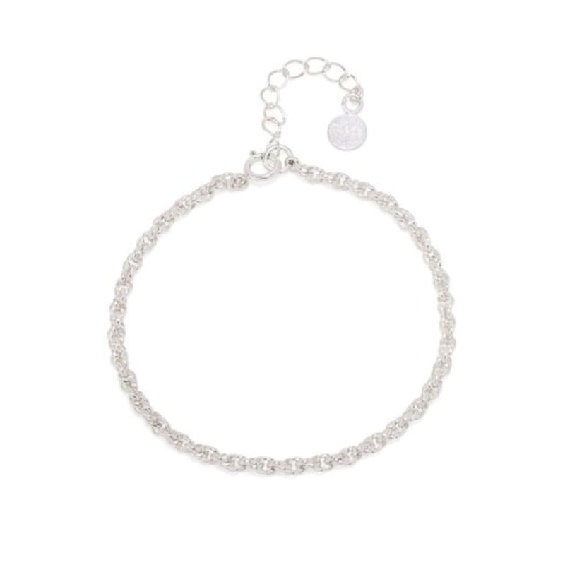 TIEDE Basic Chain Bracelet Silver Bracelet