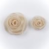 3-4.5cm Organza Snow Rose Head Dress Hair Party Decoration Small Flower DIY Handmade Clothing Accessories Costume Designing