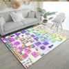 Tappeto Design Personalizzabile con Testo Numberblocks per Stanza del Dormitorio, Sale Giochi, Soggiorni, Balcone, Tappeto Antiscivolo, Ufficio, Arredamento Casa