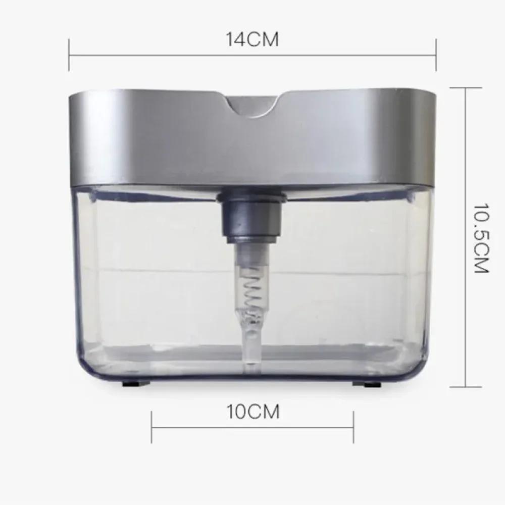 Automatic Soap Dispenser Bottle for Detergent Liquid Kitchen Dish Soap Dispenser Kitchen Sponge Dispenser Manual Soap Pump