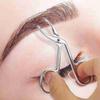 Eyebrow Plucking Straight Pointed Elbow Tweezers Clip Scissors Eyebrow Pliers Hairs Puller