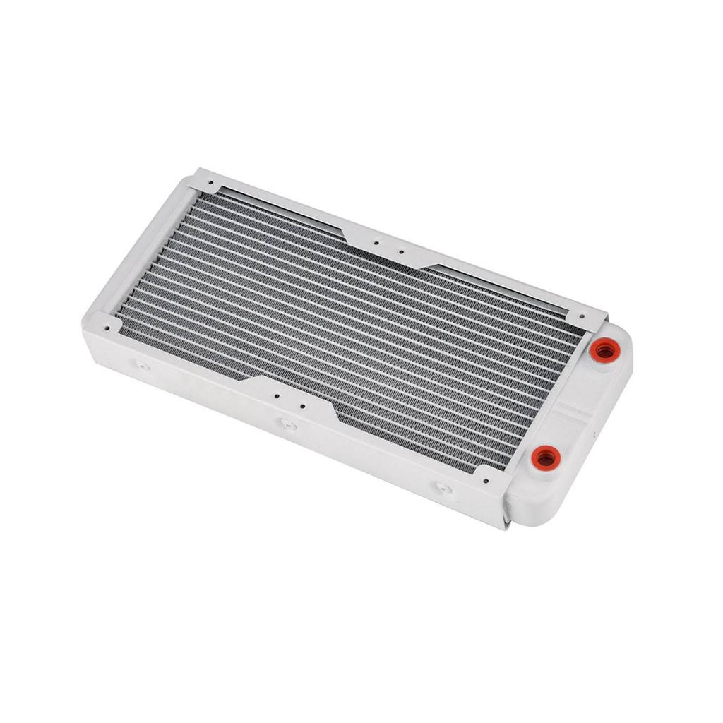 Aluminum Radiator Heat Sink Computer Water Cooling Liquid Heat Exchanger White