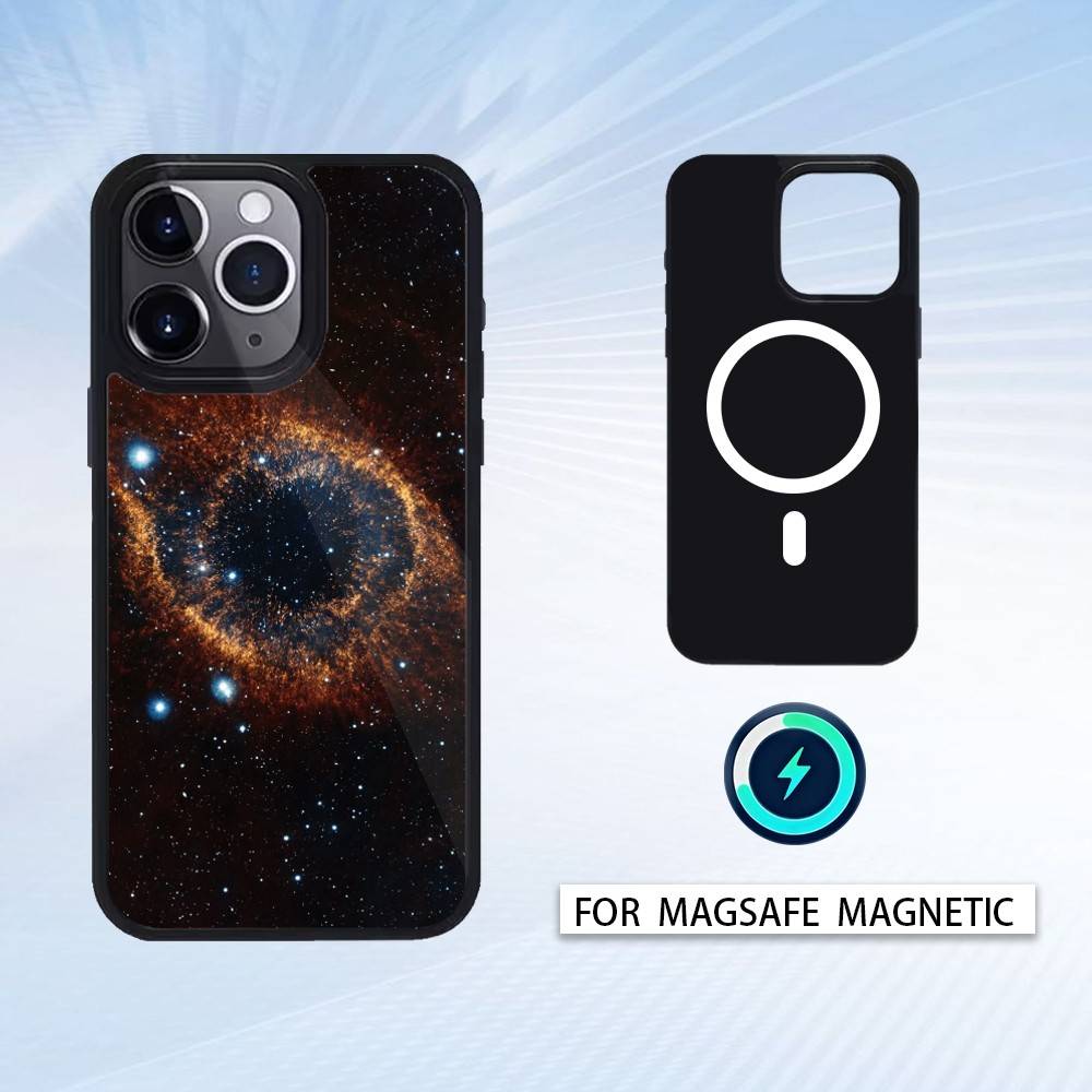 

Space Galaxy Universe Phone Case For iPhone17,16,15,14,13,12,Pro,Max,Magnetic For Magsafe Wireless Charging iPhone12PROMAX