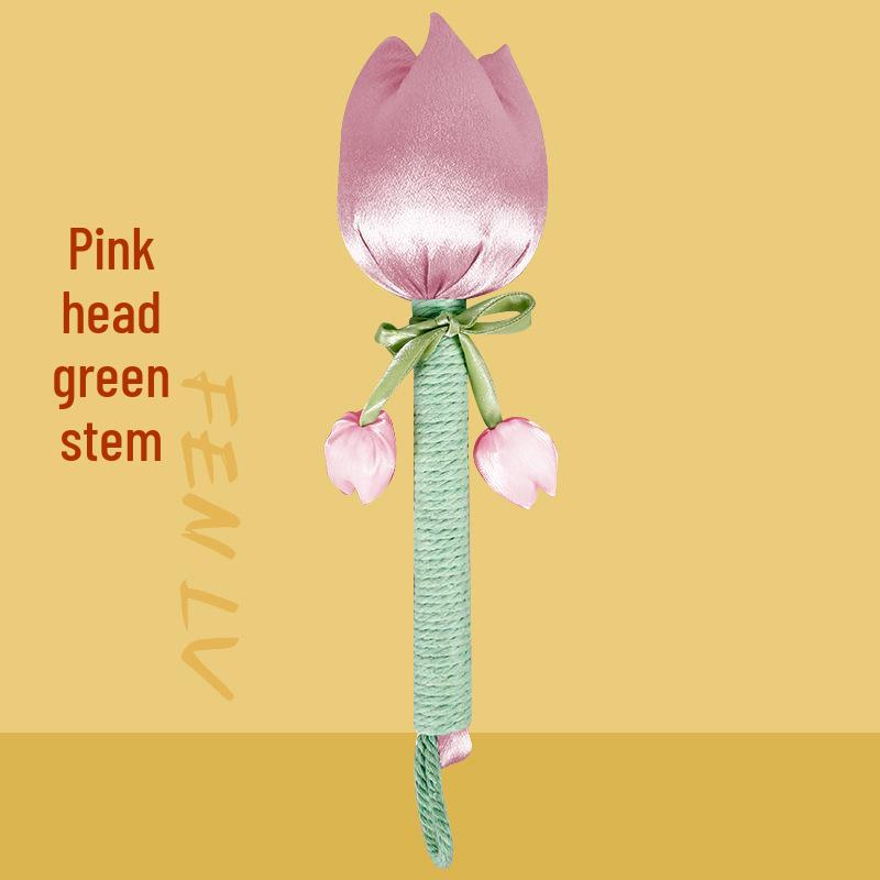 Brocade Tulip Mugwort Health Hammer: Exquisite Meridian Massage Hammer, Perfect Gift for Girls.