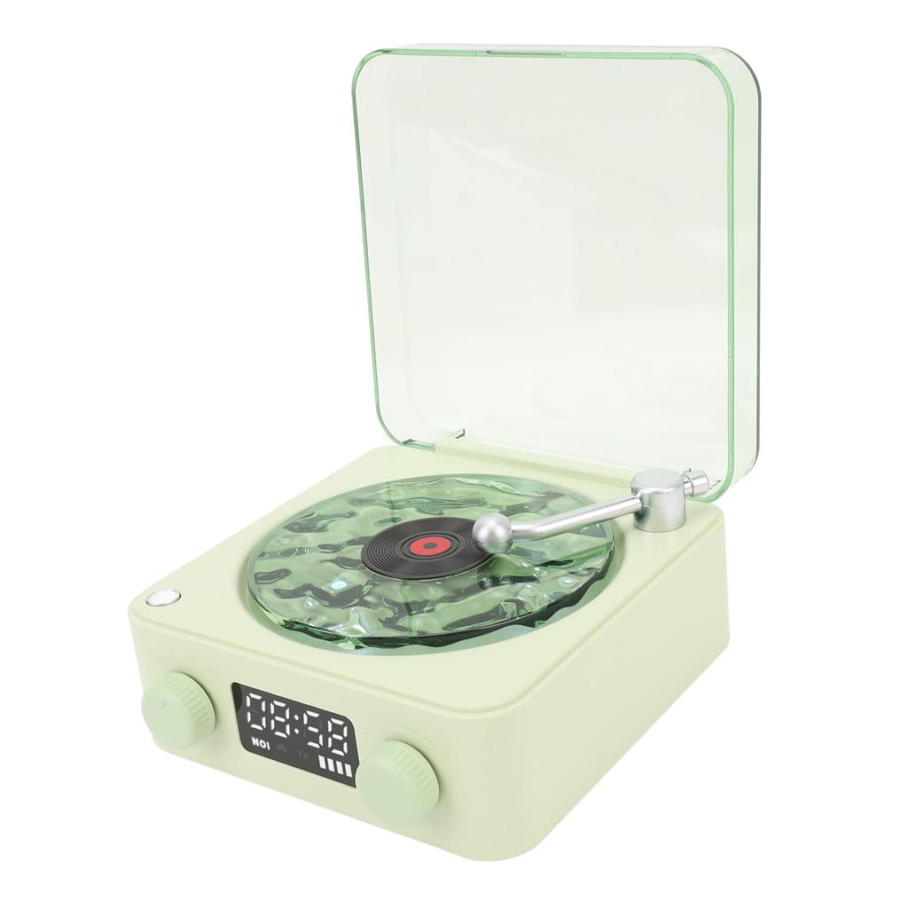 Vintage Plattenspieler Bluetooth Lautsprecher 4 Modi Tragbare Drahtlose Plattenspieler Stereo
