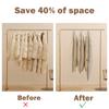 Wardrobe Organizer Bags Down Jacket Air Compression Hanging Bag with Zipper Clothes Dust Cover Bag Save Space Cloth Storage Bag
