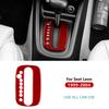For 1999 2000 2001 2002 2003 2004 SEAT Leon Gear Shift Panel Frame Cover Sticker LHD Soft Real Carbon Fiber Interior Accessories.