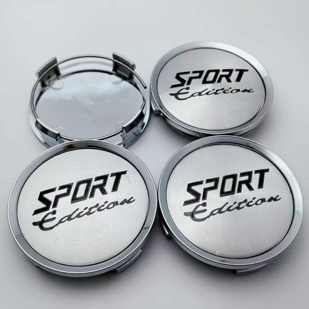 

4pcs 74MM ( 69MM I.D) Sport Edition Logo Emblem Badge Car Wheel Center Caps Wheels Hub Rim Hubcaps Cover Replace Car Accessories Sport Edition Badge&4pcs T75 Wheel Caps
