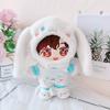niannyyhouse 20cm Doll Clothes Set for Plush Toys - Muppet Outfit - Hat + Jacket + Overalls + Bag + Shoes - 5-Piece Set - Puppy Clothes - Cotton Doll