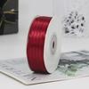 DIY Geschenkpapier Doppelseitiges Satinband Handgefertigte Schleifen Brautsträuße Einfarbige Satinbänder 3MM Breite Bunte Straußbänder