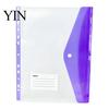 11 Hole Binder Pockets for A4 Binders, Plastic Expanding File Folders with Snap Closure & Transparent Label Slot, Durable Document Organizer Project