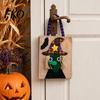 Halloween Candy Bags Trick or Treat Bags, Kids Non Woven Pumpkin Ghost Reinforced Handle Tote, Reusable Goodie Spooky Party Favor Gift