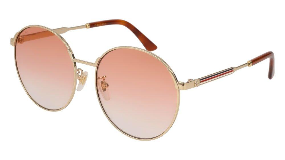 

Gucci Sunglasses GG0206SK 004 Orange Women s Gold/Pink