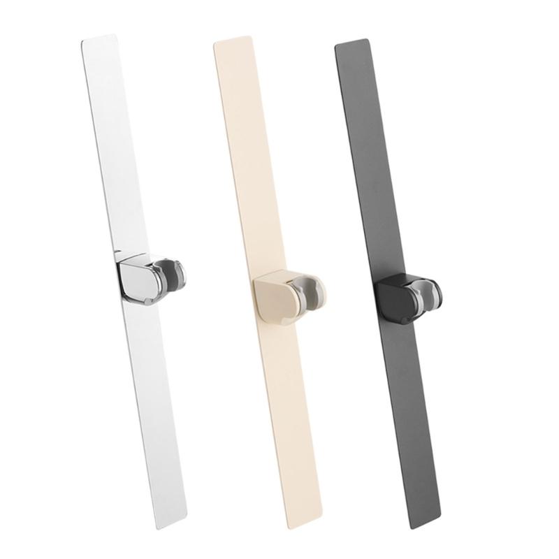 Universal Magnetic Shower Holder Adjustable Rail Slide Bar Wall Mounted Adjustable Shower Rack Easy to Install