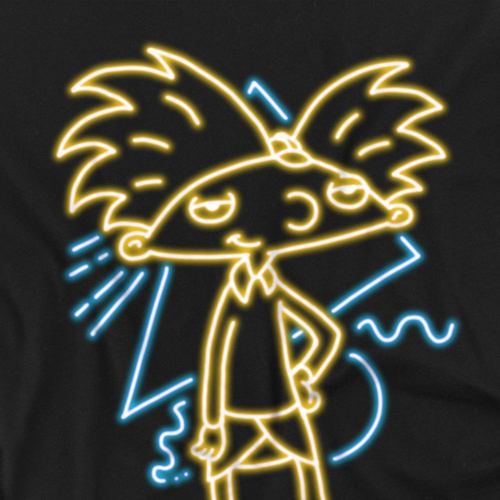 Hey Arnold! Unisex Adult Neon T-Shirt