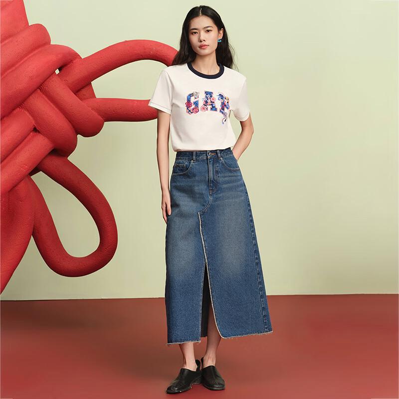 GAP x Chinese Opera Reunion Series Women's Denim Skirt
