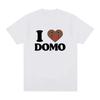 I Love Domo Kun Fun T-shirt Women's Casual Tshirt Retro Short Sleeved Oversized Tshirt Street Wear Streetwear Women T Shirts