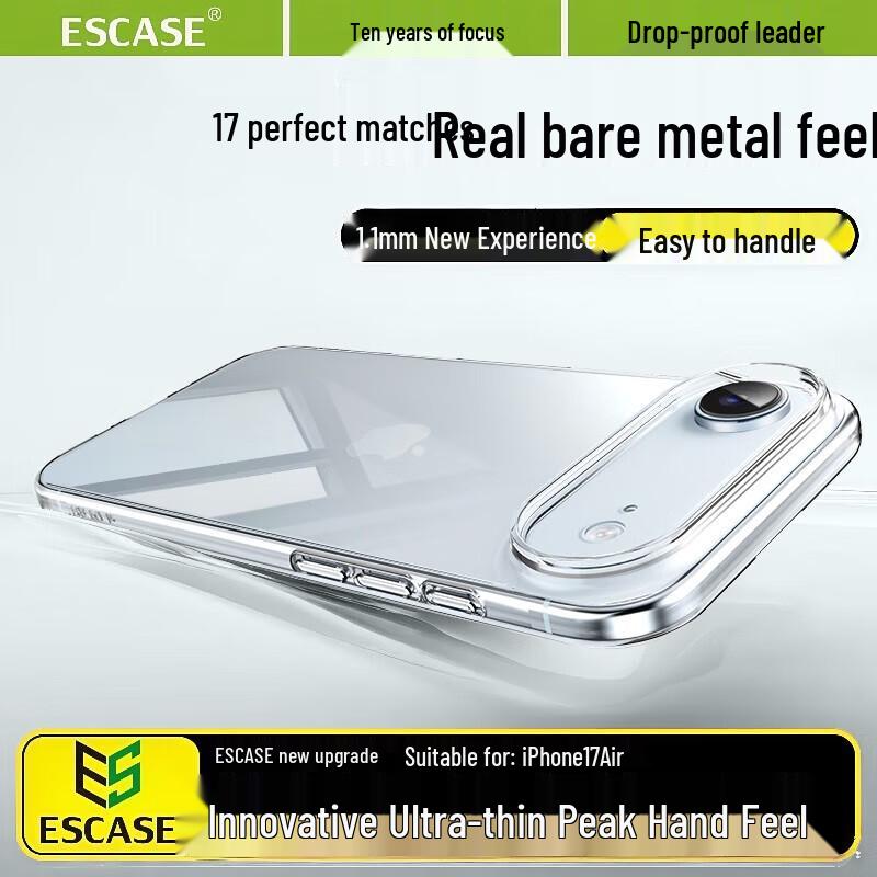 ESCASE Clear Anti-Drop TPU Soft Case for iPhone