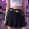 PU Leather Strap Star Print Belt Casual Y2K Waistband Decorative Jean Belt  Mini Skirt Styling