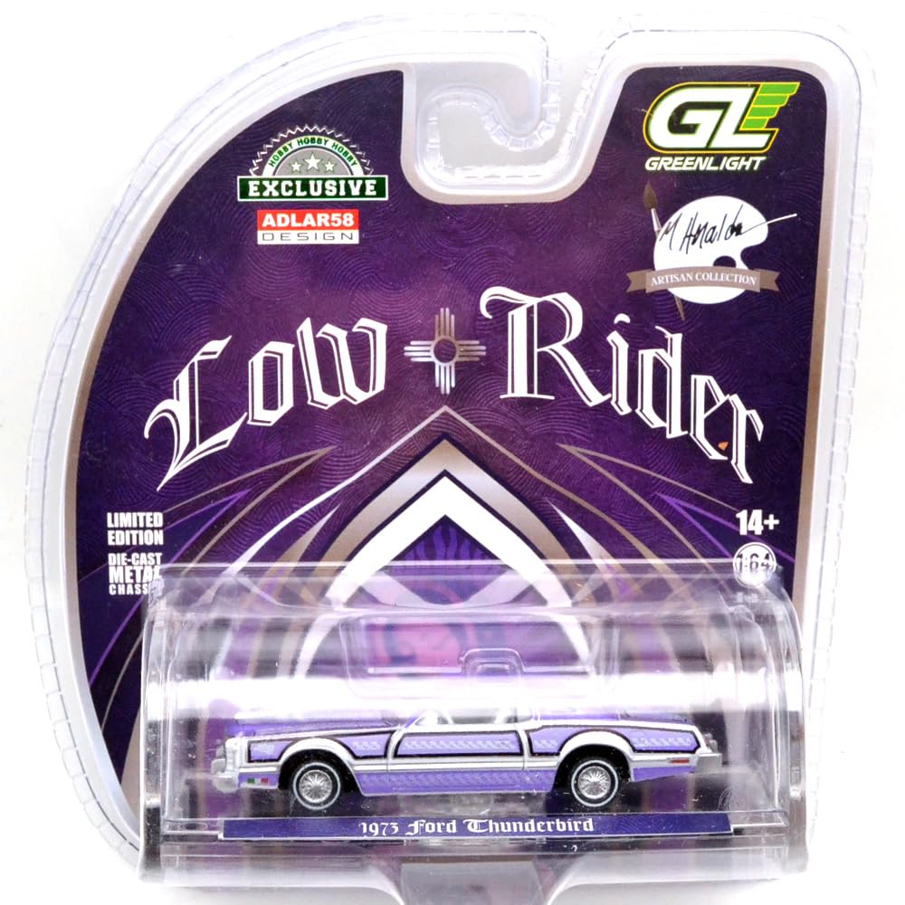 GREENLIGHT 164 SCALE Michael Heralda Special Edition 1973 FORD THUNDERBIRD LOWRIDER GL-2020003