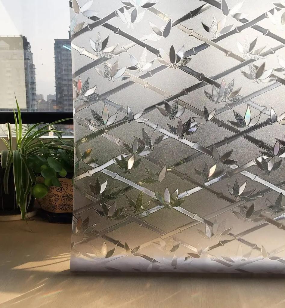 3D-Fensterfolie, Regenbogen, Sichtschutz, Mosaik-Dekoration, statisch haftende Klebefolie, UV-blockierend, Wärmeregulierung, Buntglasaufkleber