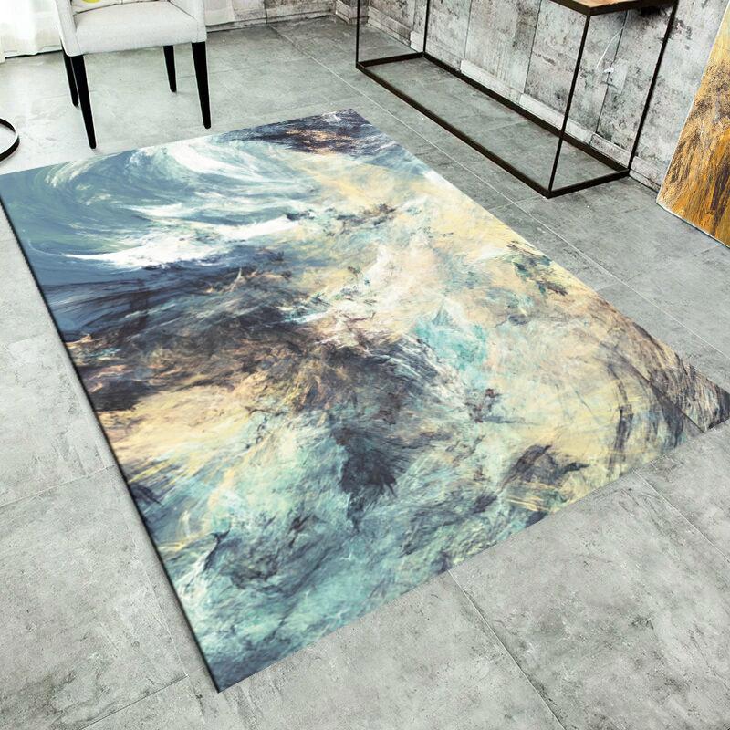 Severský obývací pokoj Koberec Jednoduchý moderní Ložnice Koberec na podlaze Mat