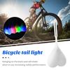 Fanale posteriore per bici Luce posteriore per bici a LED Super luminoso Alimentato a batteria Accessori per bici con luce di sicurezza in silicone facile da installare