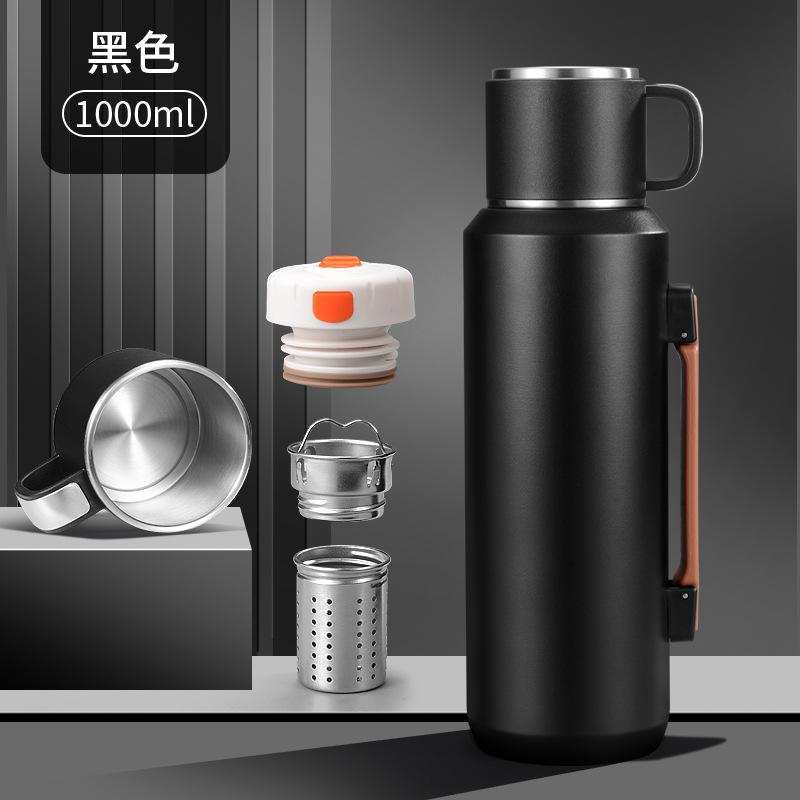 111 Large-capacity Thermos Cup Men's and Women's High-value Stainless Steel Water Cup Outdoor Portable Cup Kettle