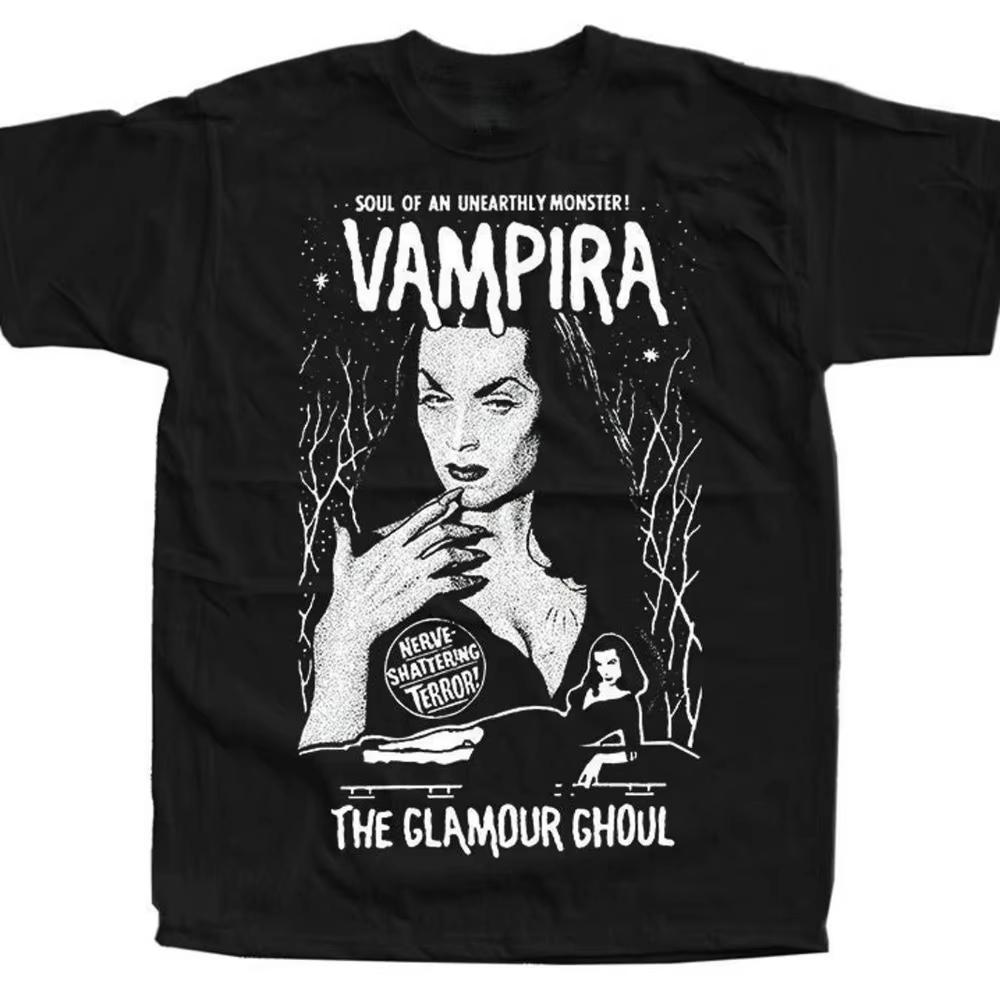 

Summer 2026 New Wampera Horror Comic Tshirt High Quality Casual Comfortable Breathable Men Printed Crew Neck Tshirt S