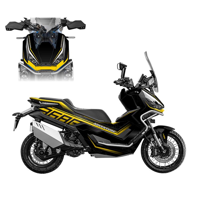 For ZONTES 368G Motorcyle Pattern Fairing Stickers Kits Pasted On Body Paint Parts Area Accessories Decoration Stickers