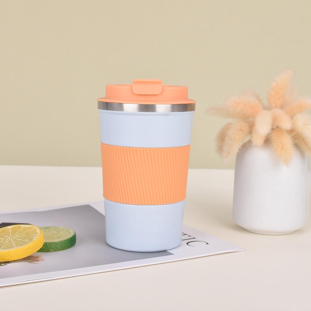 New Stainless Steel Coffee Cup with Holster Double Vacuum Thermos Cup Portable