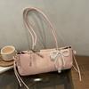 Fashionable and Elegant Women's Shoulder Bag Summer Simple Bow Tote Bag Trendy Versatile Handbags for Women 2026