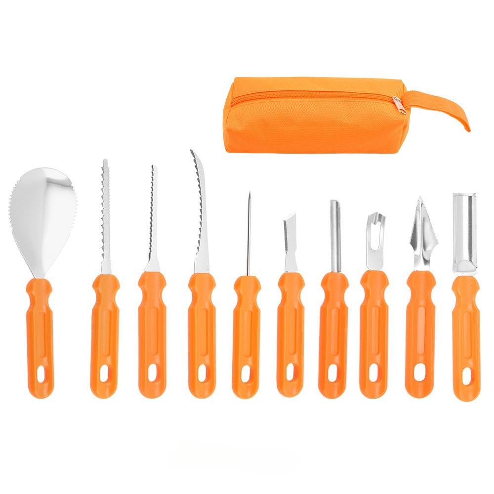 

Halloween Pumpkin Carving Set, Pumpkin Face Cookie Cutter and Pumpkin DIY Cake Tool Set 10/12 Stainless Steel Mold Carving Knife