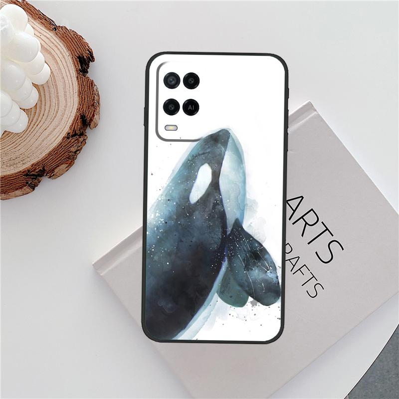 Orcas Killer Whales Case For Oppo A18 A38 A58 A78 A98 A79 A40 A60 A80 A16 A76 A96 A15 A74 A94 A54 A77 A17 Cover