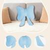 Soft Plush Decorative Pillow Elegant Bow Cushion for Bedroom Living Room Cafe Dorm Home Decor