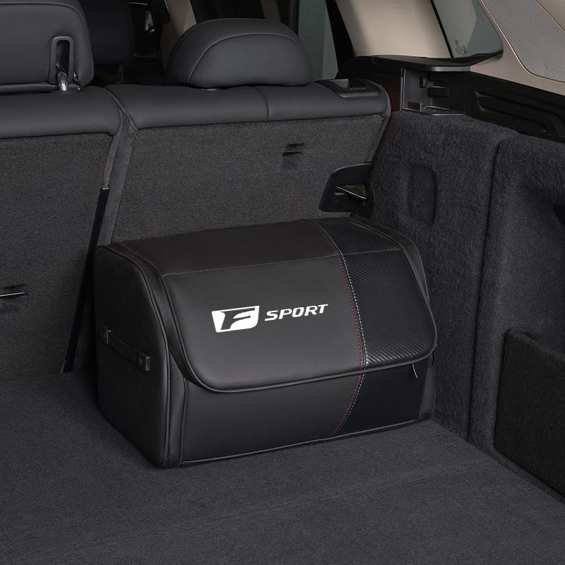 For Lexus F SPORT IS250 IS200 CT200h GS300 LS430 RX450h Key Chain Car Trunk Organizer Box Foldable Storage Bag Tidying Tools
