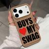 Funda de Teléfono Amor de Pareja en Inglés Para IPhone 17 17Air 16 15 Funda Para IPhone 11 13 12 14 Pro Max 16 15 14 Plus Funda Cubierta Funda