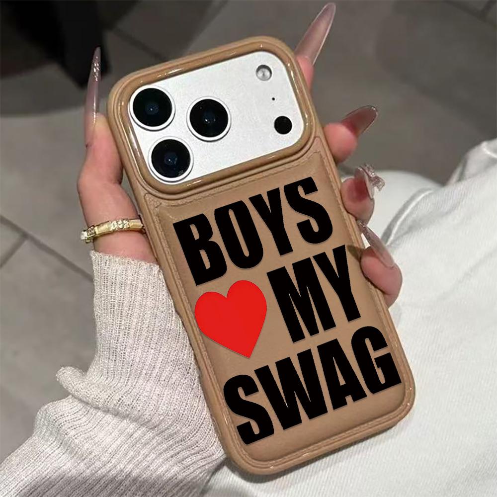 Funda de Teléfono Amor de Pareja en Inglés Para IPhone 17 17Air 16 15 Funda Para IPhone 11 13 12 14 Pro Max 16 15 14 Plus Funda Cubierta Funda
