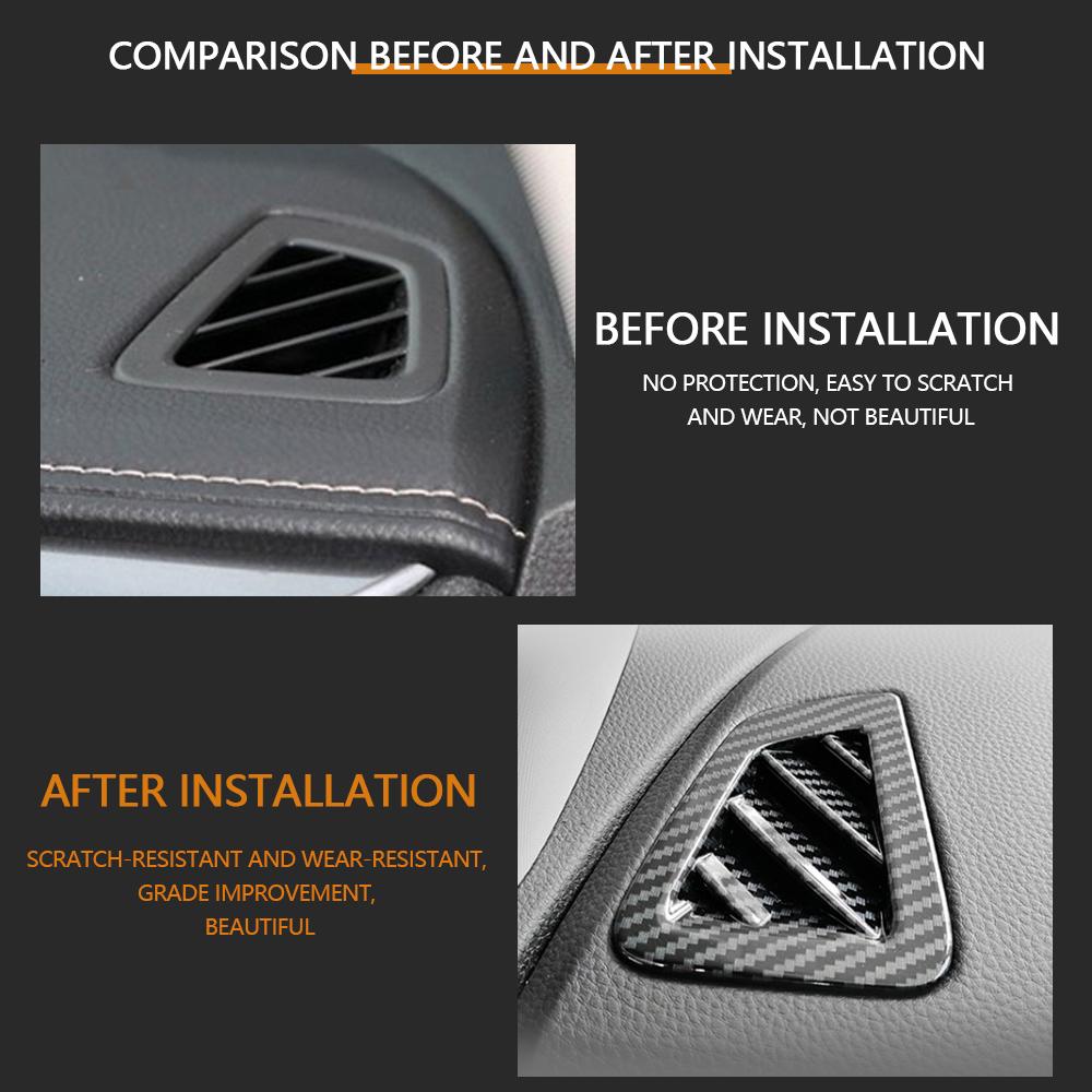 For Isuzu Dmax D-max 2025 2025 2025 Front Air Outlet Cover Air Conditioning AC Vent Sticker Decoration Trim Interior Accessories