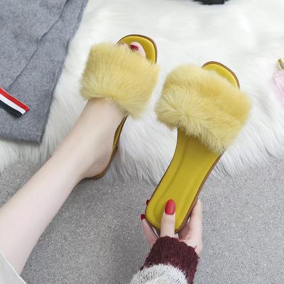 Flat Slippers Summer  Fashion Fringe Outdoor Shoes for Women Outdoor Women's Sandals Solid Open Toe Low-heeled Zapatos De Mujer