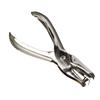 Hole Punching Pliers Nickel Plating Process Burrs Free Silvery Comfortable Handle Portable Punch