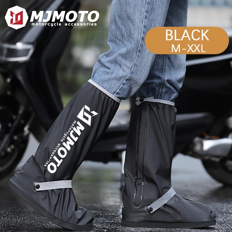 Hohe PVC-Überschuhe für Damen und Herren, Geeignet für Outdoor-Sportarten in allen Jahreszeiten, Ideal für Motorradfahren und Wattwandern