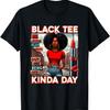 Black Tee Melanin Poppin’ Stylish Streetwear Melanin Costume T-Shirt