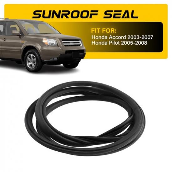 Sunroof Glass Seal Glass Roof Seal Glass Weatherstrip For 2005-2008 Honda Pilot