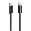 Orange PD60W Braided Dual Type-C Charging Cable for Apple 15-18 Pro Max