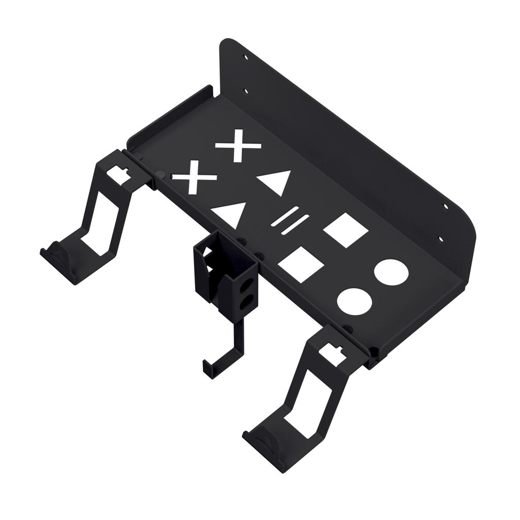 STORM WYRM Game Console Wall Mounted Storage Stand JYS-P5173 with 2-in-1 Magnetic Charging Cable for P5 Disc/Digital Edition