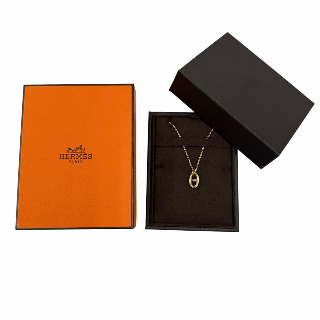 Excellent HERMES Necklace Farandole PM Pink Gold 750 Women 25A344374 Used